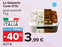 Carrefour La Gelateria Carte D'Or offerta