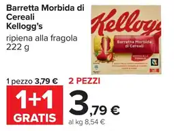 Carrefour Barretta Morbida di Cereali Kellogg's offerta