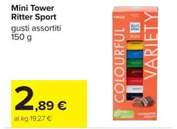 Carrefour Mini Tower Ritter Sport offerta