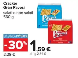 Carrefour Cracker Gran Pavesi offerta