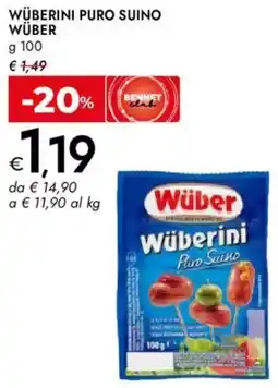 Bennet Wüberini puro suino WÜBER offerta