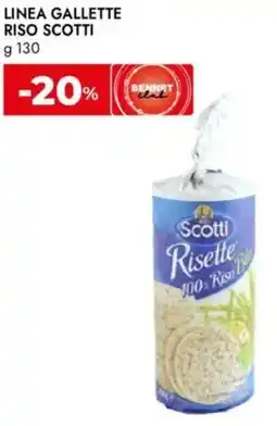 Bennet Linea gallette RISO SCOTTI offerta