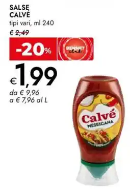Bennet Salse CALVÉ tipi vari, offerta