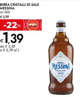 Bennet Birra cristalli di sale MESSINA offerta