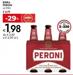Bennet Birra PERONI offerta