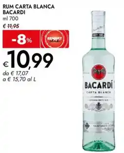 Bennet Rum carta blanca BACARDI offerta
