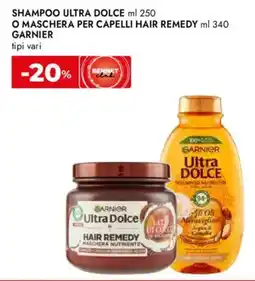 Bennet Shampoo ultra dolce o maschera per capelli hair remedy GARNIER tipi vari offerta