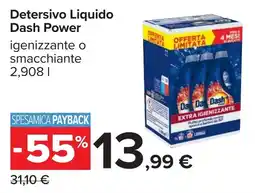 Carrefour Detersivo Liquido Dash Power offerta