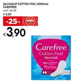 Bennet Salvaslip cotton feel normal CAREFREE conf. da 56 offerta