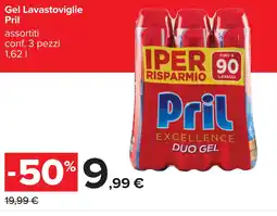 Carrefour Gel Lavastoviglie Pril offerta