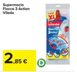 Carrefour Supermocio Fiocco 3 Action Vileda offerta
