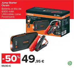 Carrefour Jump Starter Osram offerta
