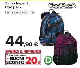 Carrefour Zaino Impact Coolpack offerta