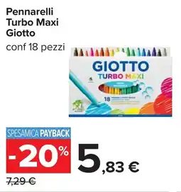 Carrefour Pennarelli Turbo Maxi Giotto offerta