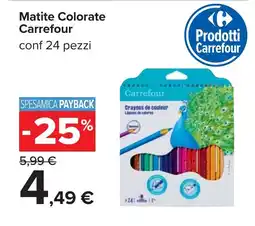 Carrefour Matite Colorate Carrefour offerta