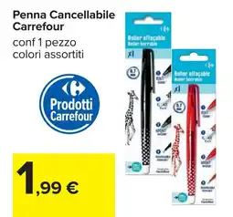 Carrefour Penna Cancellabile Carrefour offerta