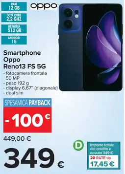 Carrefour Smartphone Oppo Reno13 FS 5G offerta