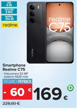 Carrefour Smartphone Realme C75 offerta