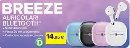 Carrefour Breeze auricolari bluetooth offerta