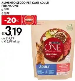 Bennet Alimento secco per cani adulti PURINA ONE offerta
