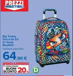 Carrefour Big Trolley Facce da SJ! SJ Gang Boy&Girl offerta