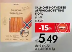 Bennet Salmone norvegese affumicato fettine FJORD offerta