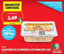 ALDI Bonla ciliegine di scamorza affumicata xxl offerta