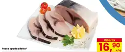 Eurospar Pesce spada a fette offerta