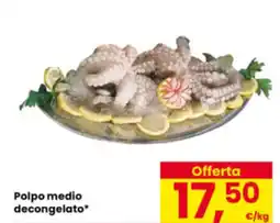 Eurospar Polpo medio decongelato offerta