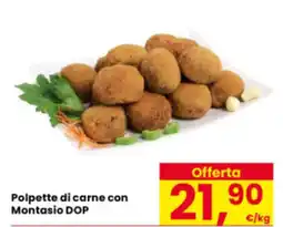 Eurospar Polpette di carne con Montasio DOP offerta