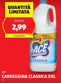ALDI ACE candeggina classica xxl offerta