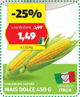 ALDI I colori del sapore mais dolce offerta