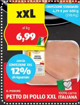 ALDI Il podere petto di pollo xxl offerta