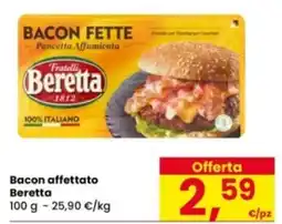 Eurospar Bacon affettato Beretta offerta