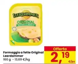 Eurospar Formaggio a fette Original Leerdammer offerta