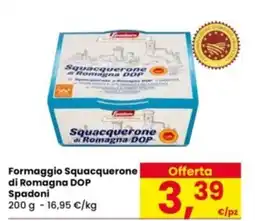 Eurospar Formaggio Squacquerone di Romagna DOP Spadoni offerta
