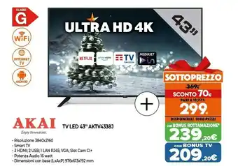 Expert Tv led aktv4338j offerta