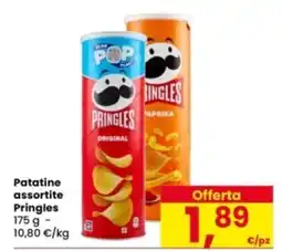 Eurospar Patatine assortite Pringles offerta