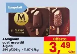 Eurospar 4 Magnum gusti assortiti Algida offerta