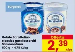Eurospar Gelato Barattolino classico gusti assortiti Sammontana offerta