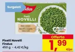 Eurospar Piselli Novelli Findus offerta