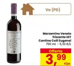 Eurospar Marzemino Veneto frizzante IGT Cantina Colli Euganei offerta