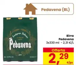 Eurospar Birra Pedavena offerta