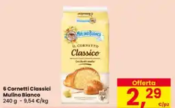 Eurospar 6 Cornetti Classici Mulino Bianco offerta