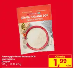 Eurospar Formaggio Grana Padano DOP grattugiato Despar offerta