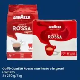 Eurospar Caffè Qualità Rossa macinato o in grani Lavazza offerta