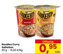 Eurospar Noodles Curry Saikebon offerta