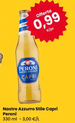 Eurospar Nastro Azzurro Stile Capri Peroni offerta