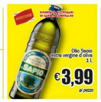 EMMEpiù Olio extravergine di oliva offerta