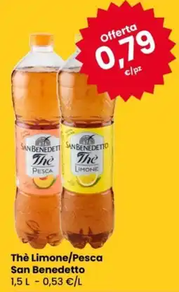 Eurospar Thè Limone/Pesca San Benedetto offerta